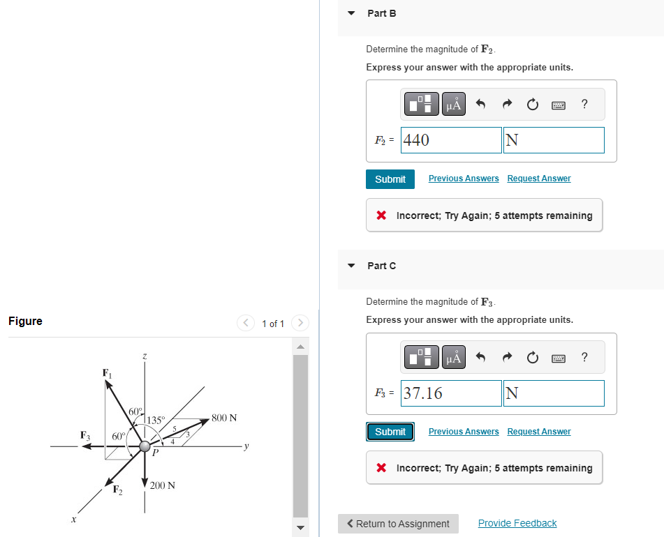 Solved Determine The Magnitude Of F2. Express Your Answer | Chegg.com