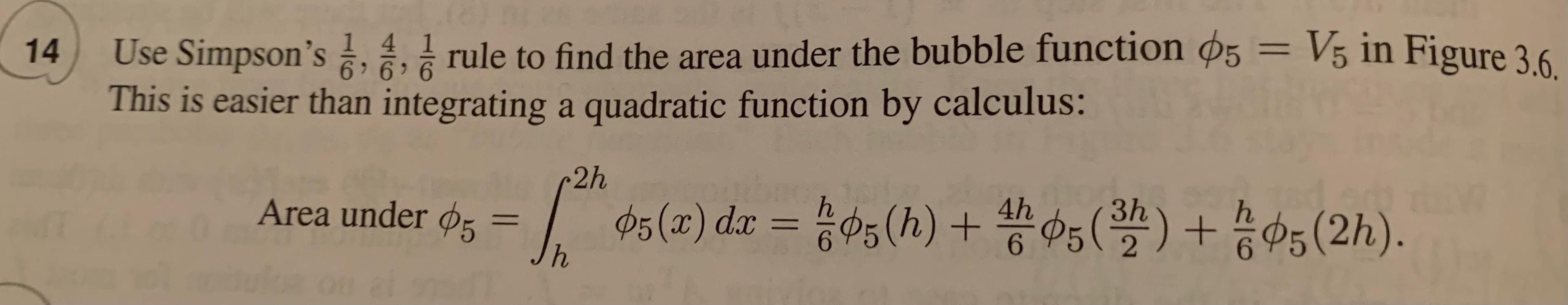 14 Use Simpson's , B, A Rule To Find The Area Under | Chegg.com