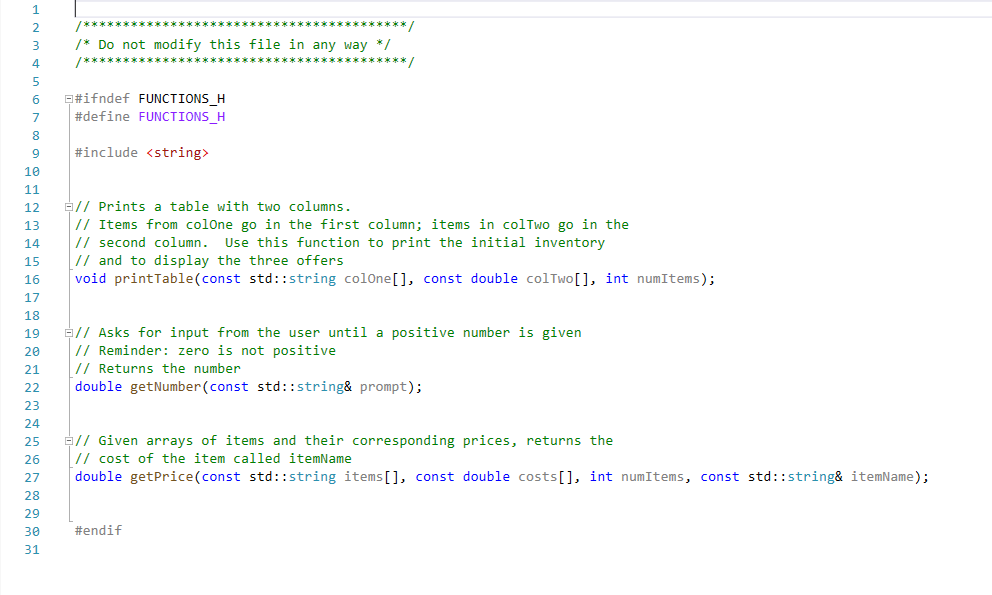 Solved /* Do not modify this file in any way */ *****/ | Chegg.com