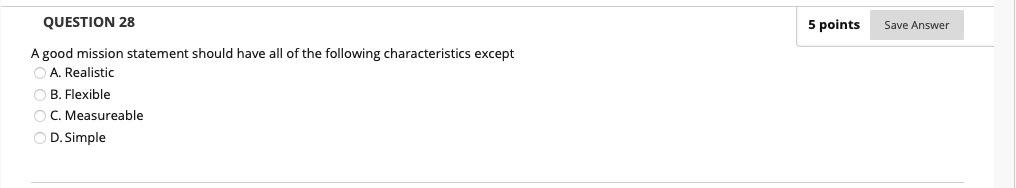 Solved QUESTION 19 5 points Save Answer Which of the | Chegg.com