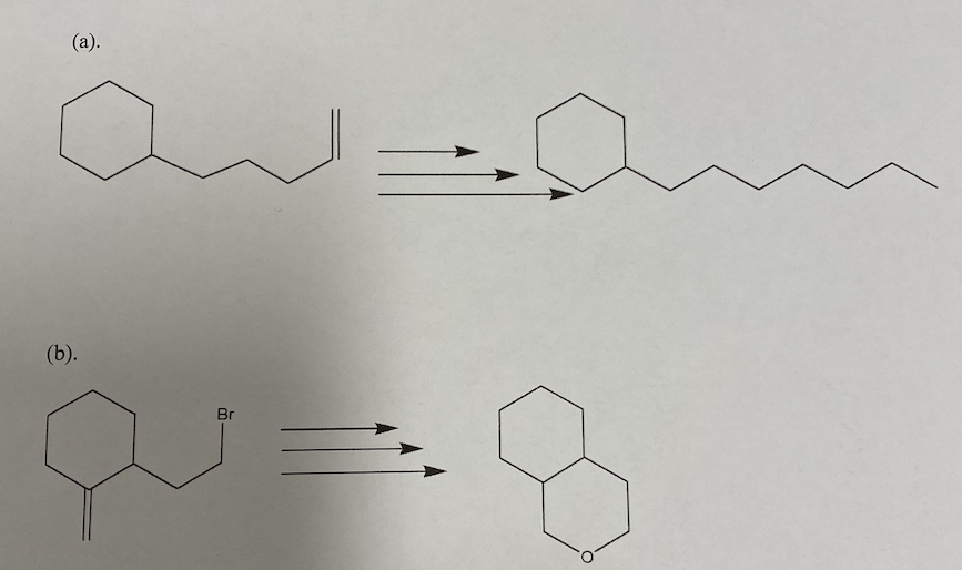 Solved Complete The Following Synthesis Problems Adding Any | Chegg.com