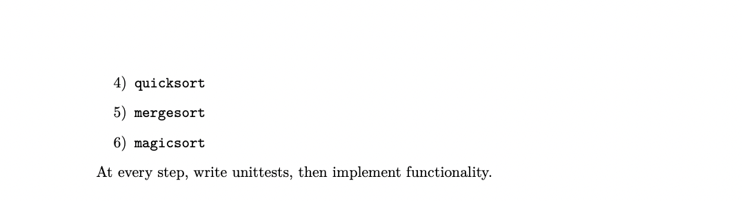 Solved Module 7 Homework - Magic Sort We've introduced 5 | Chegg.com