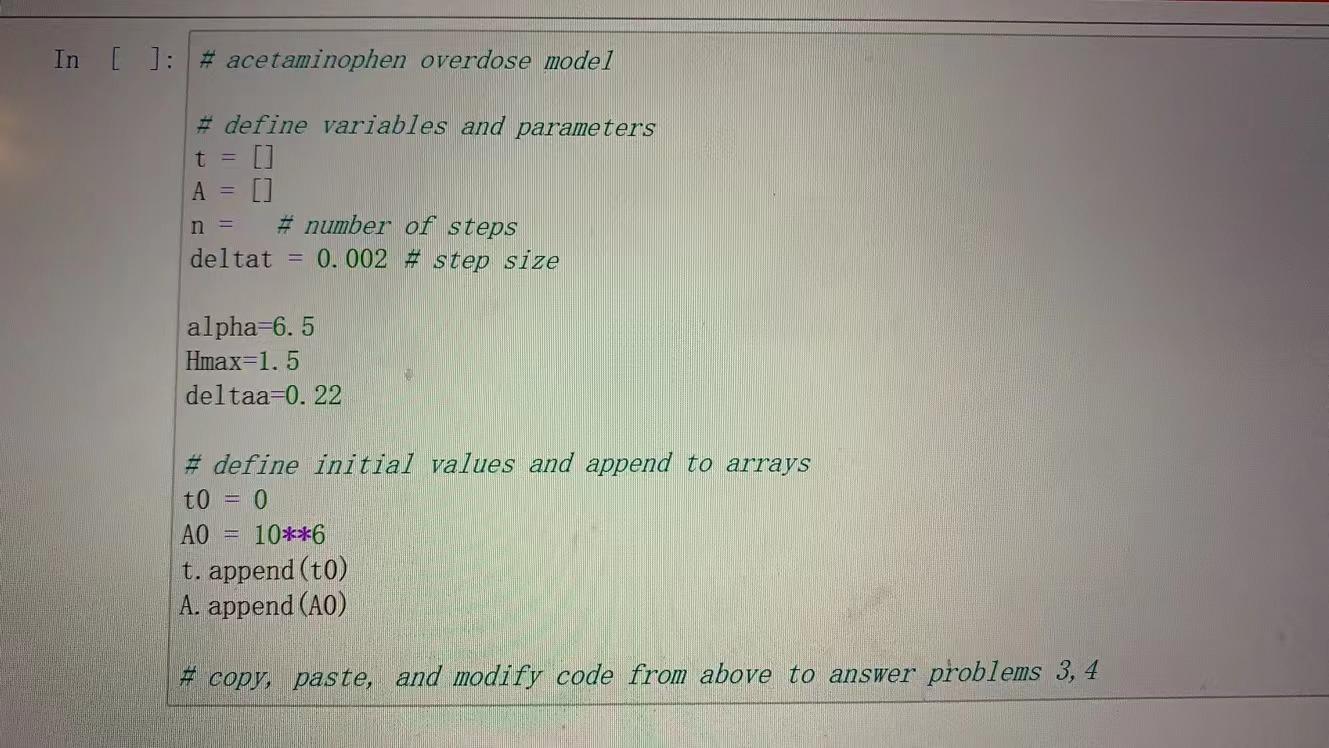 In [ ] acetaminophen overdose model define