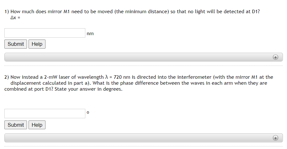 Solved A Michelson interferometer consists of a 50/50 beam | Chegg.com