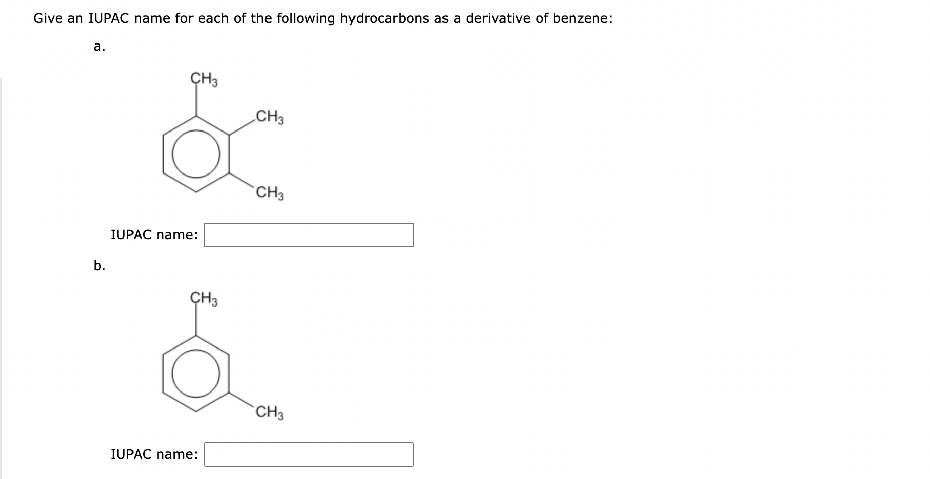 Solved Give An Iupac Name For Each Of The Following Hyd 9130