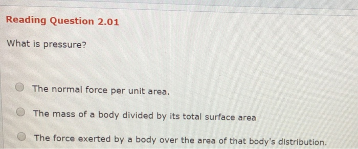 Practice Reading Question 2.01 Pascals Law states | Chegg.com