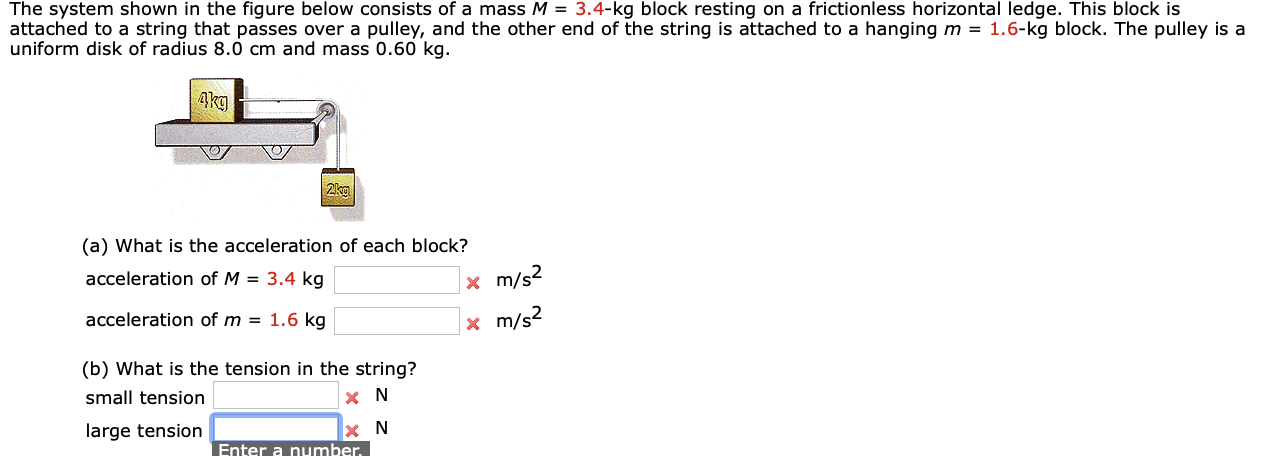 Solved The system shown in the figure below consists of a | Chegg.com