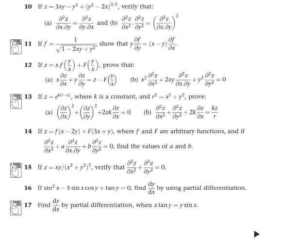 Solved 10 If Z 3xy Y3 12 2x 3 2 Verify That A Z Chegg Com