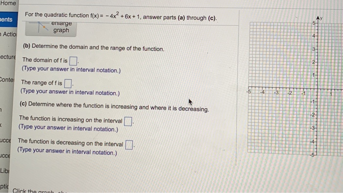 finding the vertex of a quadratic function