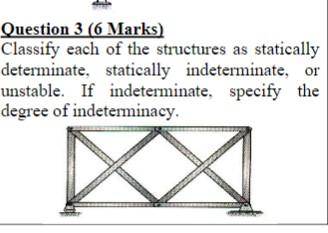 Solved Question 3 (6 Marks) Classify each of the structures | Chegg.com