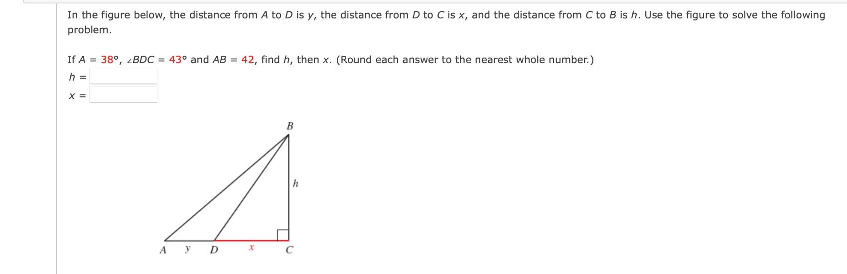 Solved In The Figure Below, The Distance From A To D Is Y, | Chegg.com