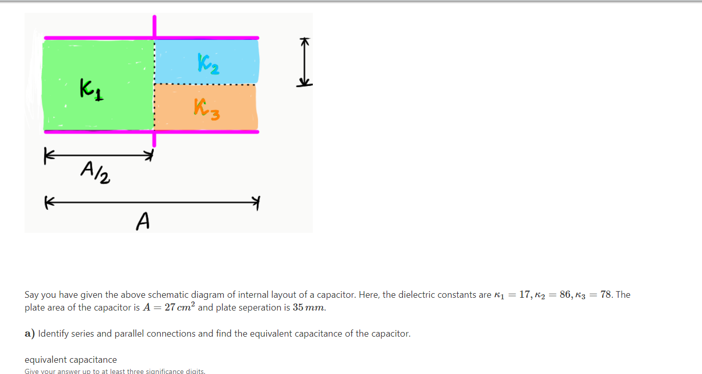Solved K2 Ki K3 A/2 K * A Say you have given the above | Chegg.com