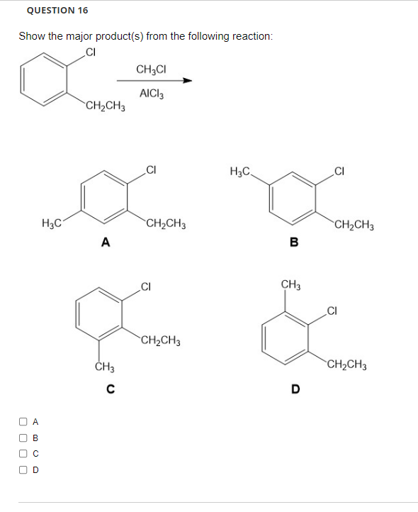 Solved Show The Major Product(s) From The Following | Chegg.com