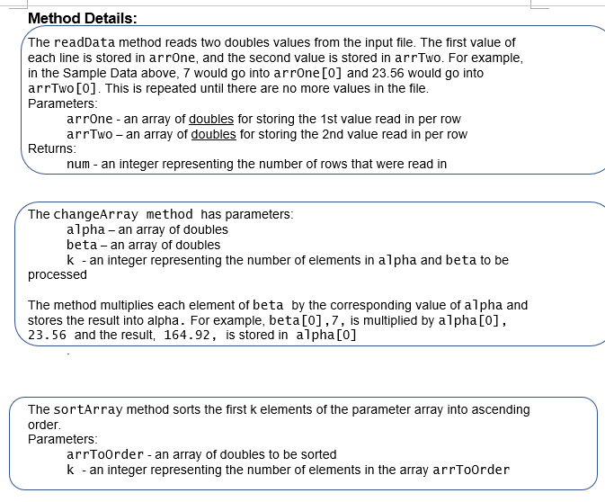 Solved Write a complete Java program with comments in main | Chegg.com