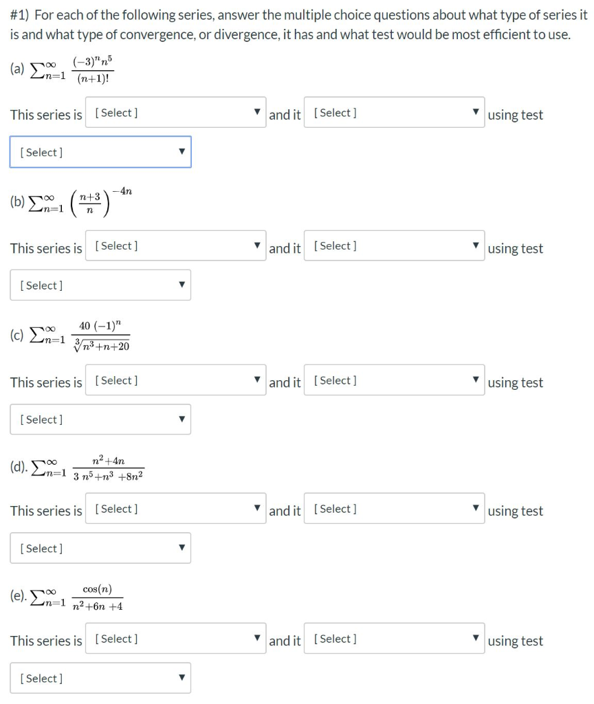 Alternating Box Question Solved Choices for each drop down box are as follows: Box | Chegg.com