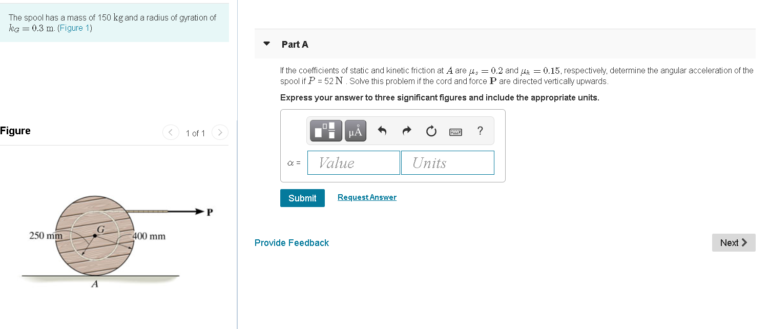 Solved If the coefficients of static and kinetic friction at | Chegg.com