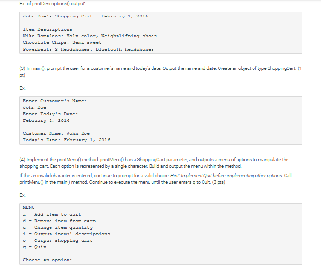 (Solved) 724 Lab Program Online Shopping Cart Part 2 Note Creating
