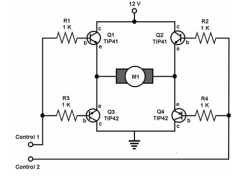 Solved Following is an typical DC motor driver circuit. | Chegg.com