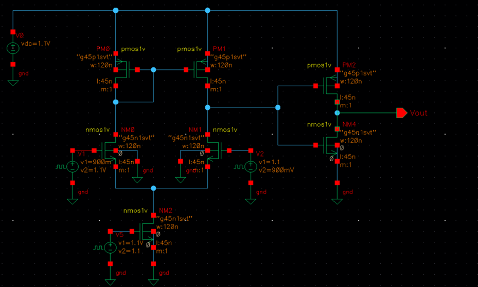 Solved Below is an sense amplifier for the SRAM and it is | Chegg.com