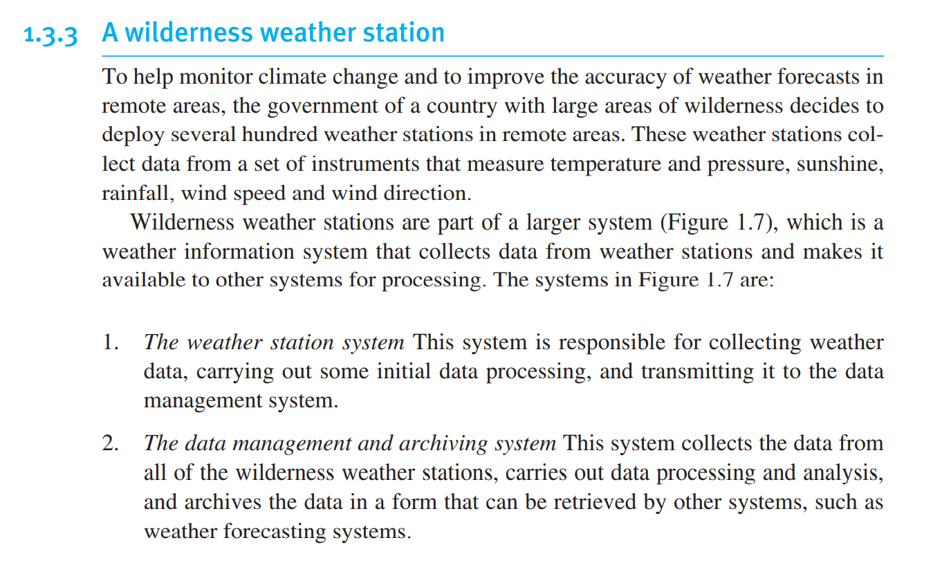 Solved 1.3.3 A wilderness weather station To help monitor