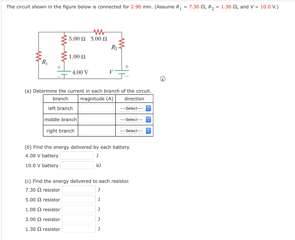 Solved The circuit shown in the figure below is connected | Chegg.com