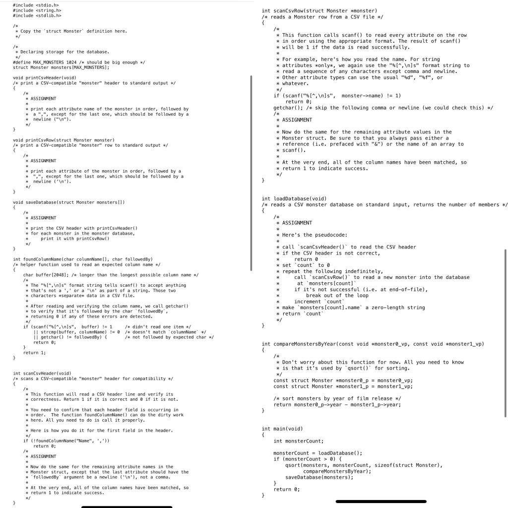 above is the csv file to be read into the program in | Chegg.com
