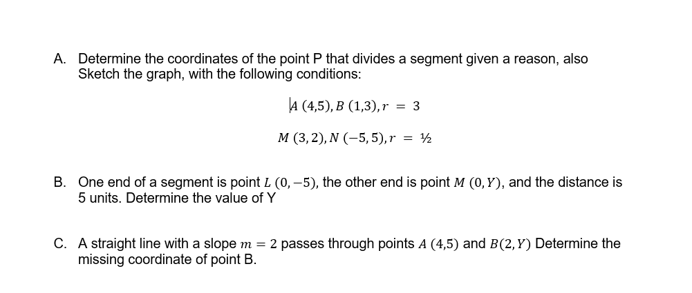 Solved A. Determine the coordinates of the point P that | Chegg.com