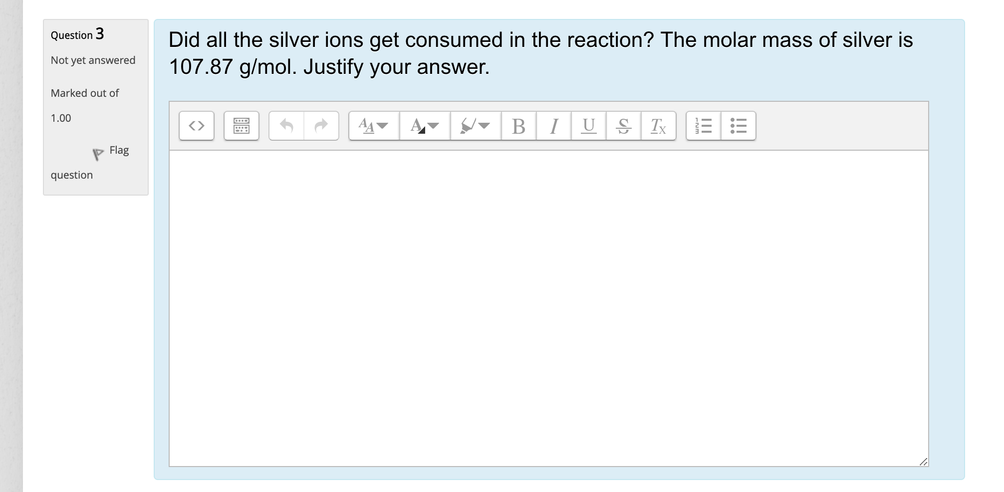 Solved 1. How Many Moles Of Silver Nitrate Were Added To