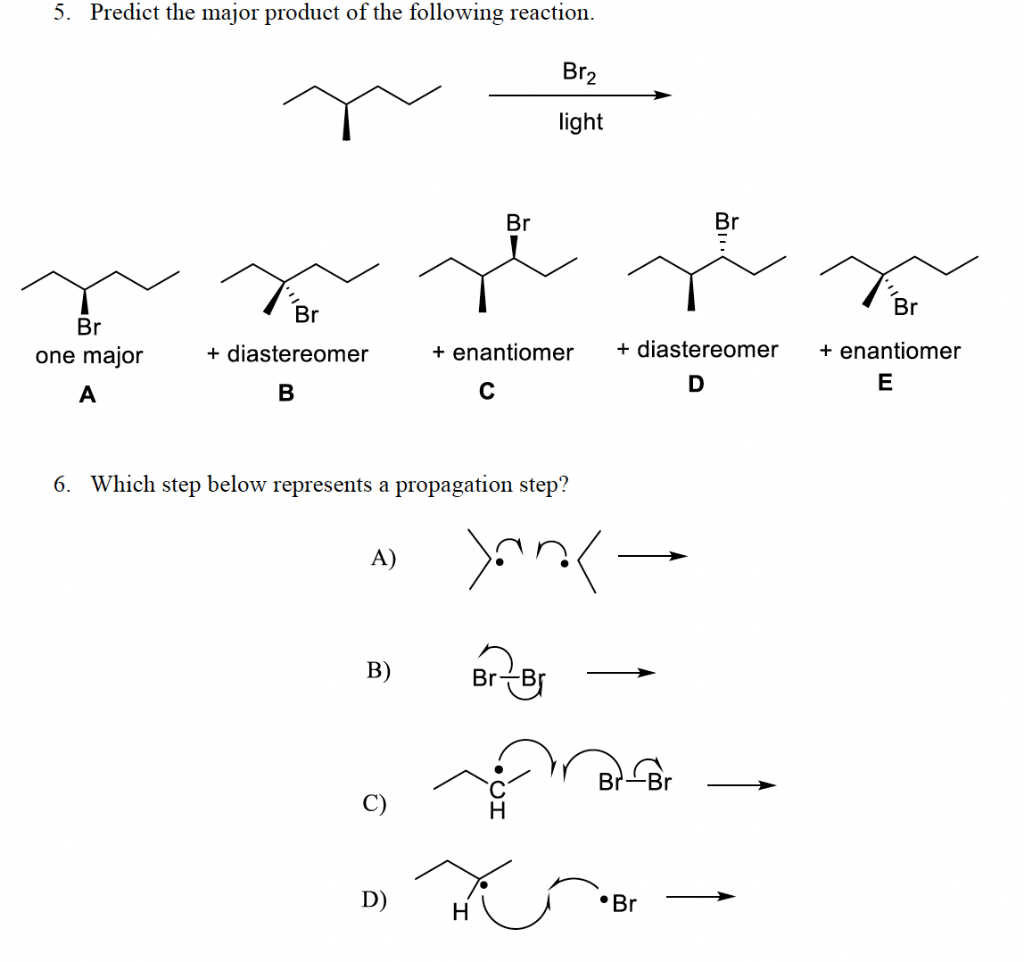 Solved 5. Predict the major product of the following | Chegg.com