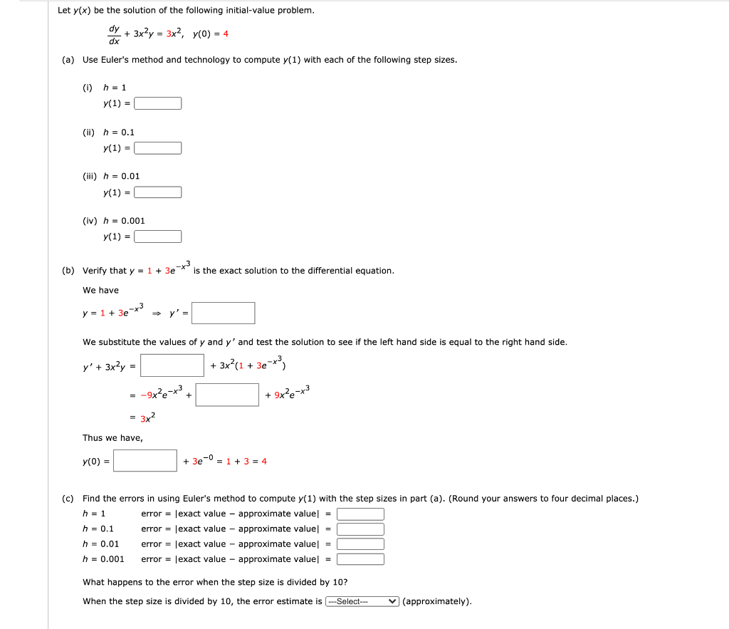 Solved Let Y(x) Be The Solution Of The Following | Chegg.com