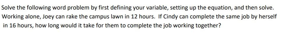 Solved This is pre algeba word problem please solve it step | Chegg.com