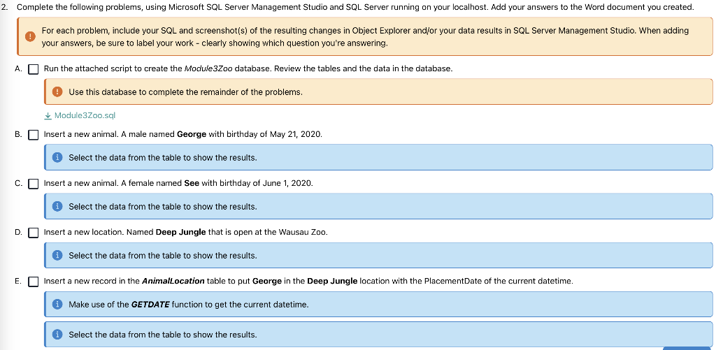 Solved 2. Complete the following problems, using Microsoft | Chegg.com