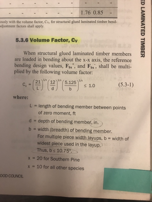 Solved --1.76 0.85 - ously with the volume factor, Cv, for | Chegg.com