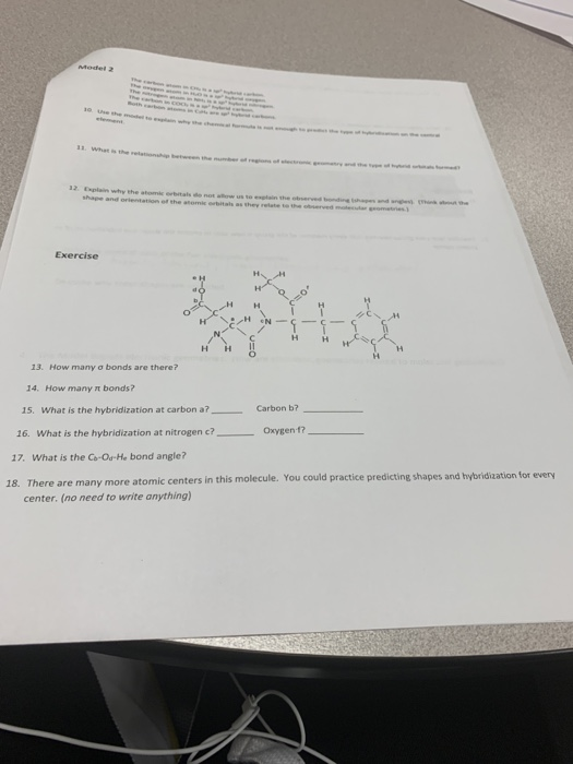 Solved Exercise 13, How Many ơ Bonds Are There? 14. How Many | Chegg.com