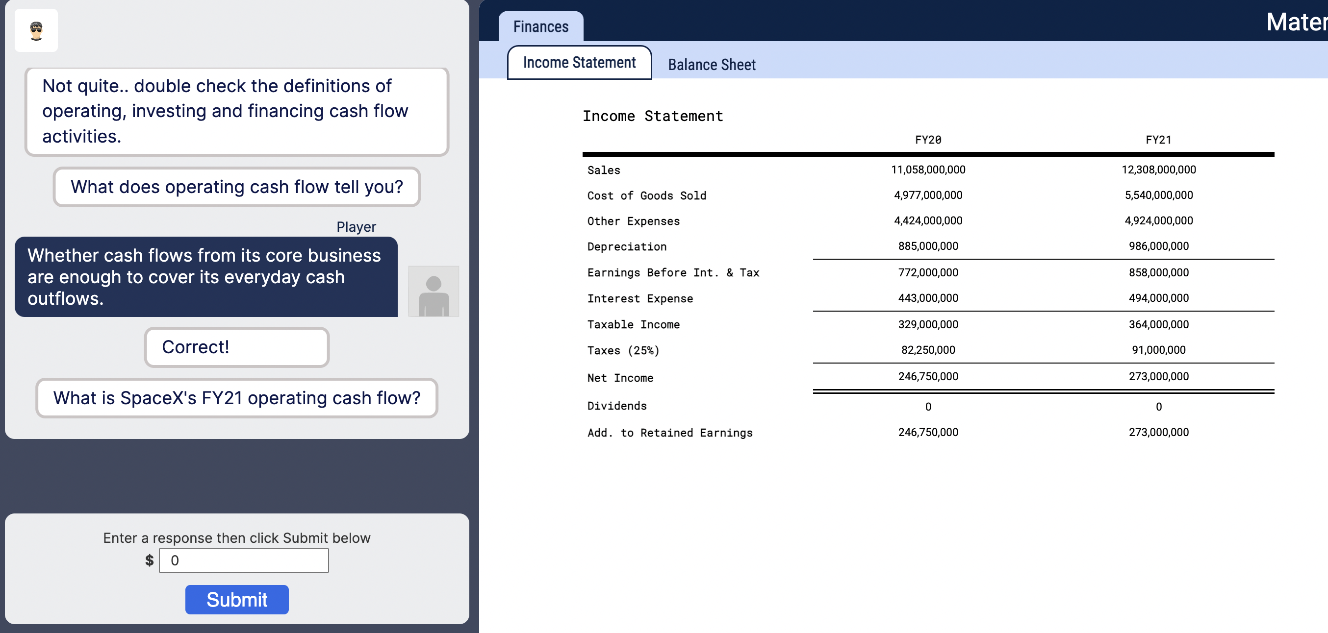 Solved What Is The Operating Cash Flows Calculate Space Xs