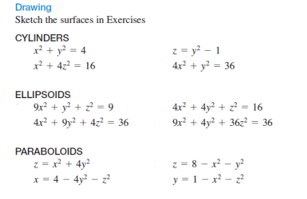 Solved Drawing Sketch the surfaces in Exercises CYLINDERS | Chegg.com