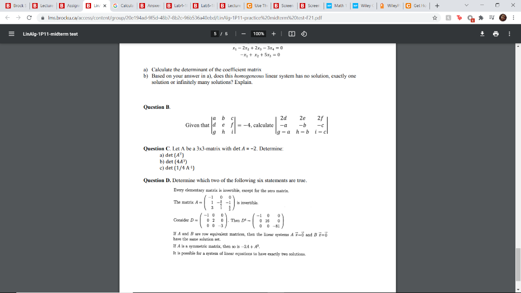 Solved B Brock B Lecture B AssignB Linx G Calcula B Answe B | Chegg.com