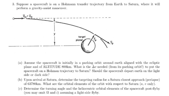 Orbital mechanics | Chegg.com