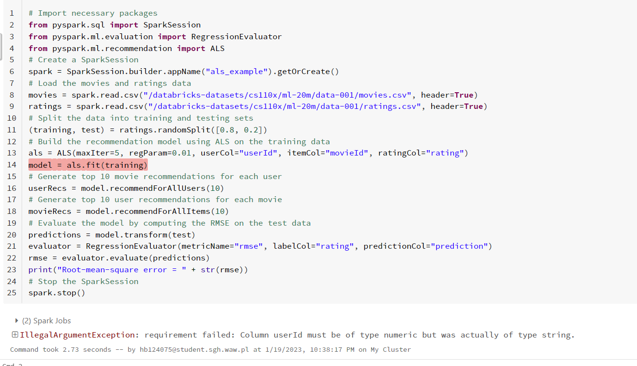 Solved I'm having this error in my code. Please share how to | Chegg.com