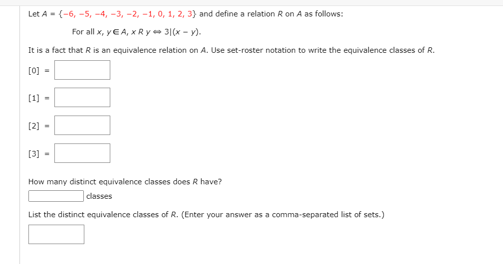 Solved Let A −6 −5 −4 −3 −2 −1 0 1 2 3 And 5166