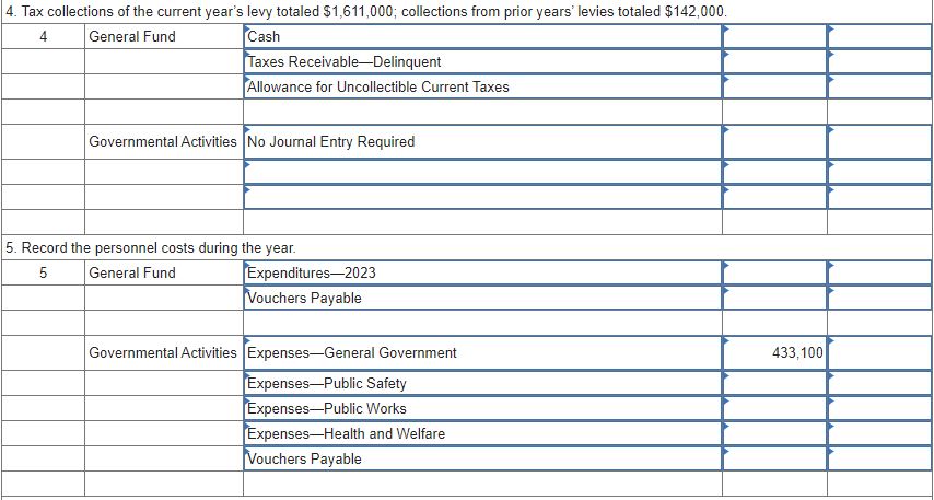 Solved 8. Revenue other than taxes collected during the year | Chegg.com