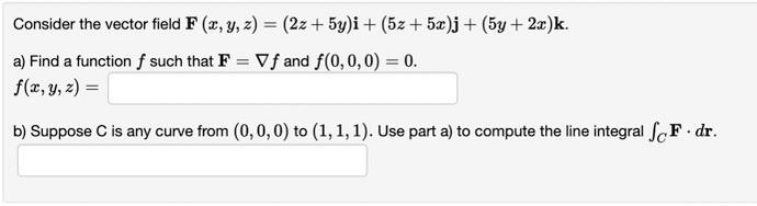 Solved Consider The Vector Field | Chegg.com