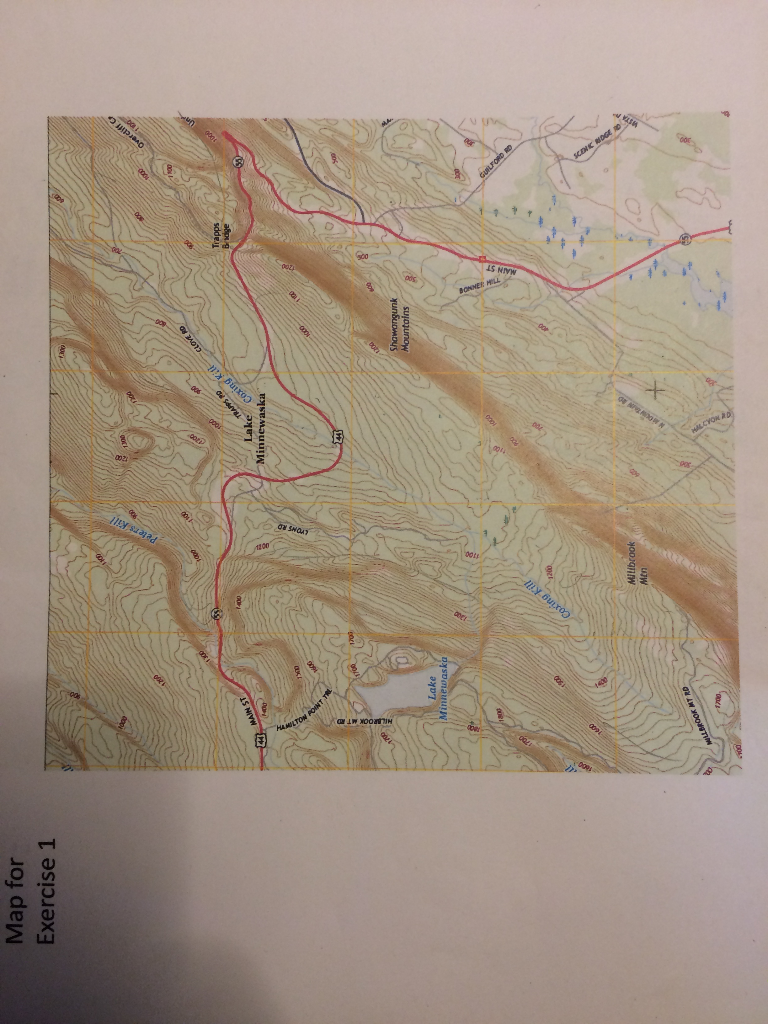 EXERCISES-1 (Drainage Basin Analysis): See The Por... | Chegg.com