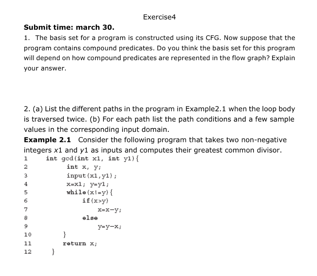 Solved Exercise Submit time: march 30. 1. The basis set for | Chegg.com