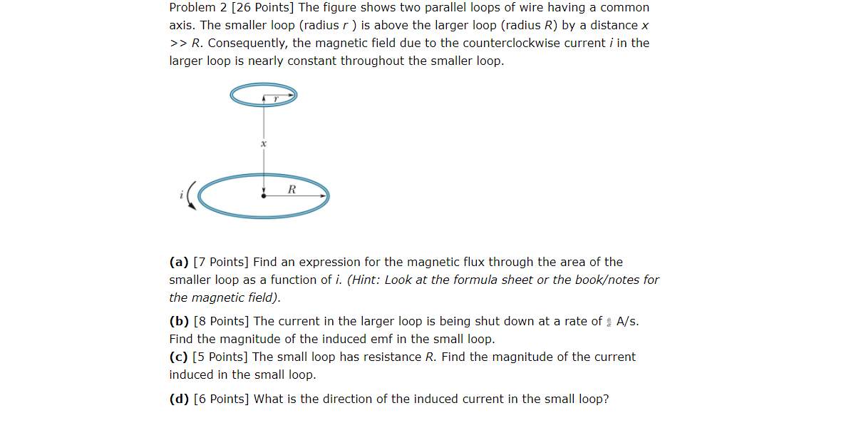 Solved Problem 2 [26 Points] The figure shows two parallel | Chegg.com