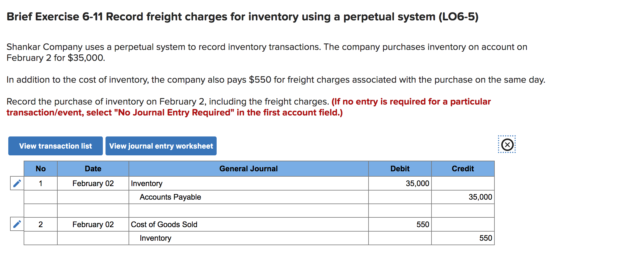 solved-brief-exercise-6-11-record-freight-charges-for-chegg