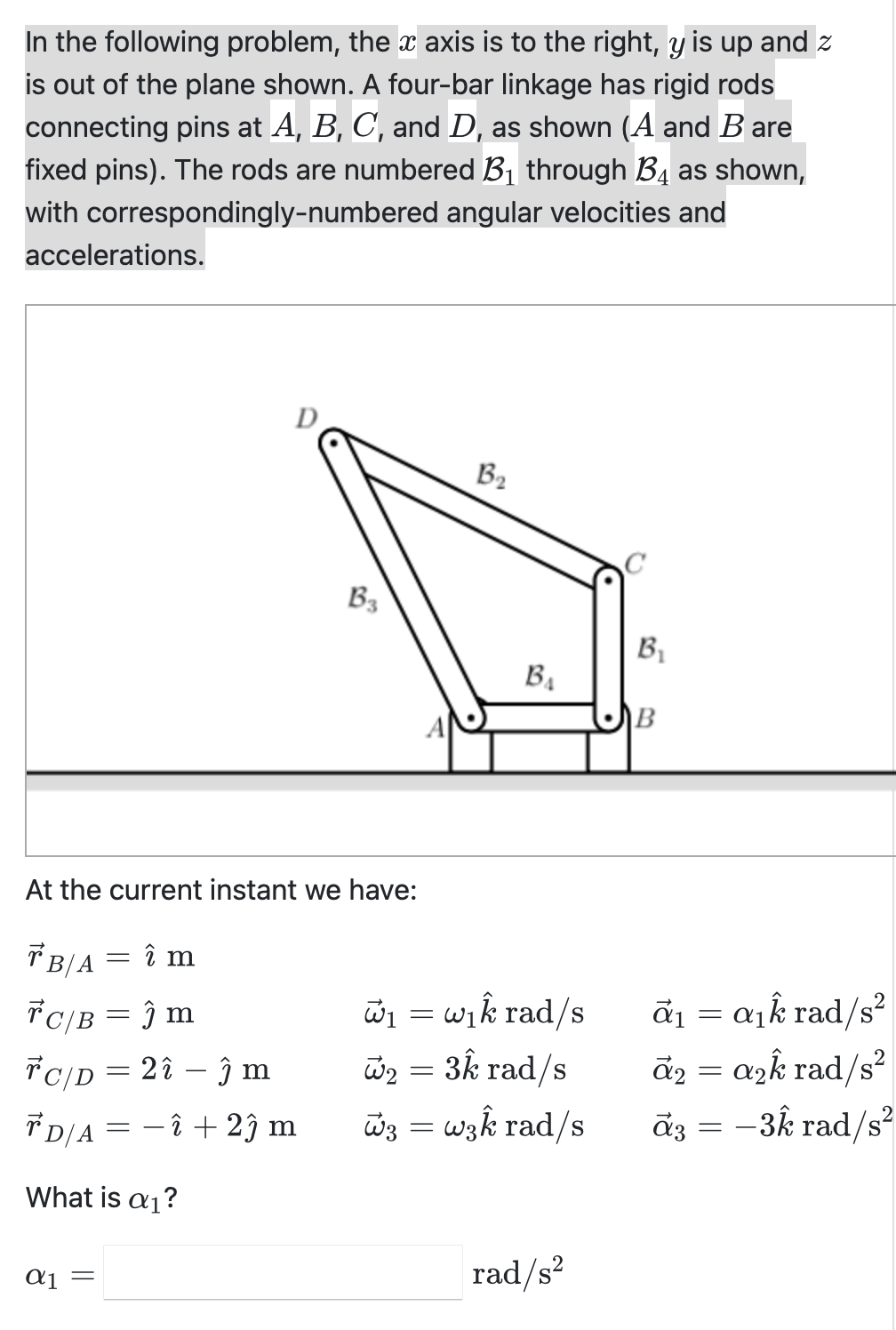 Solved In the following problem, the axis is to the right,