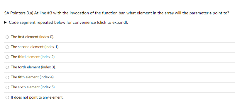 Solved SA Pointers Description: Consider the following class | Chegg.com