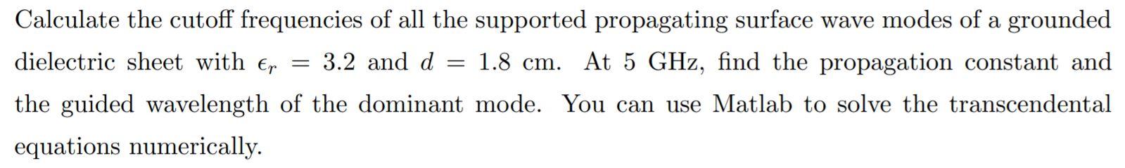 Solved = Calculate The Cutoff Frequencies Of All The | Chegg.com