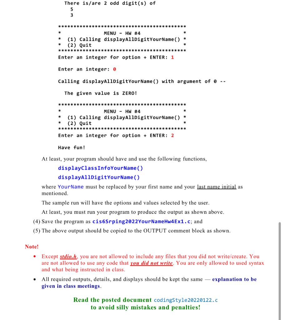 Solved Hello I need help with this C++ assignment in | Chegg.com